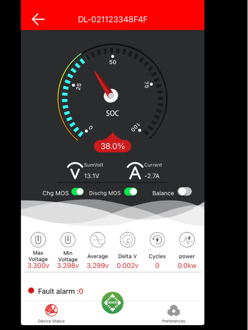 Navimedia Batterie litio ferro fosfato con BMS Bluetooth