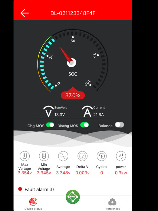 Navimedia Batterie litio ferro fosfato con BMS Bluetooth